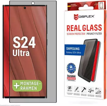 Displex Real Glass Screen Protector Privacy Filter (Galaxy S24 Ulttra) Displex Real Glass Screen Protector Privacy Filter (Galaxy S24 Ulttra)