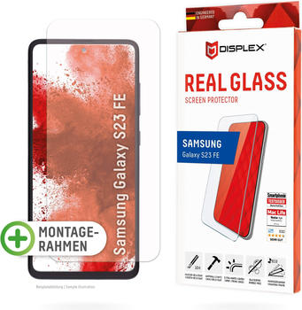 Displex Real Glass, 2D Panzerglas (Galaxy S23 FE), Smartphone Schutzfolie