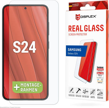 Displex Real Glass, 2D Panzerglas (Galaxy S24), Smartphone Schutzfolie