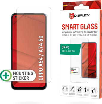 Displex Smart Glass 2D (Samsung A54), Smartphone Schutzfolie