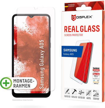 Displex Real Glass, 2D Panzerglas (Galaxy A05), Smartphone Schutzfolie