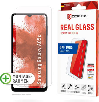 Displex Real Glass, 2D Panzerglas (Galaxy A05s), Smartphone Schutzfolie