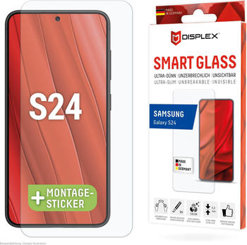 Displex Smart Glass, Displayschutzfolie (Galaxy S24), Smartphone Schutzfolie
