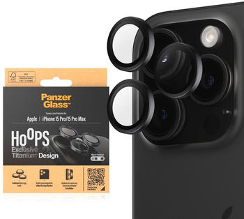 PanzerGlass Hoops Camera Lens Protector, Weiteres Smartphone Zubehör, Schwarz, Transparent