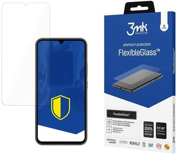 3mk Tempered glass for Samsung Galaxy A34 5G hybrid flexi 7H series FlexibleGlass, Smartphone Schutzfolie