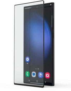 Hama 219961 Klare Bildschirmschutzfolie gehärtetes Glas 10H für Samsung Galaxy S24 Ultra Stoßfest, Schlagfest, Kratzresistent