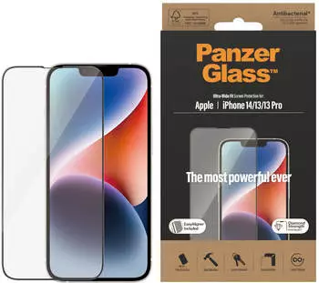PanzerGlass Ultra-Wide Fit Screen Protector iPhone 14 / 13 / 13 Pro PanzerGlass Ultra-Wide Fit Screen Protector iPhone 14 / 13 / 13 Pro