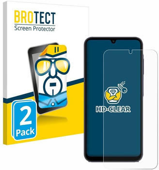 BROTECT 2x Schutzfolie für Samsung Galaxy A25 5G Folie Klar Transparent
