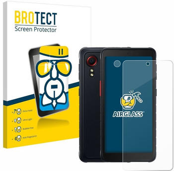 BROTECT AirGlass Flexible Panzerglasfolie für Samsung Galaxy XCover 5 Enterprise Edition (Display+Kamera) Klar Transparent