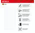 Displex Real Glass (1 Stück, Xiaomi 14), Smartphone Schutzfolie