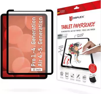 Displex Tablet Papersense, iPad Paper Feeling Schutzfolie (1 St&uuml;ck, 3, 4), Tablet Schutzfolie