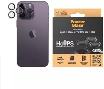 PanzerGlass Hoops iPhone 14 Pro, 14 Pro Max Black