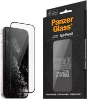 PanzerGlass 2837, PanzerGlass Ceramic Protection (1 Stk., Apple iPhone 15)...