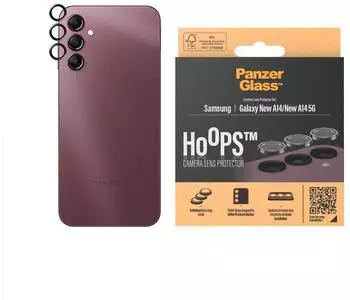 PanzerGlass Hoops Samsung Galaxy A15, A15 5G, Black