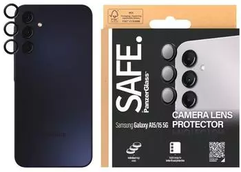 PanzerGlass SAFE. by PG Camera Protector Samsung A15, A15 5G, Black