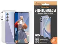 PanzerGlass Displayschutzglas "3-in-1 Bundle Set f&uuml;r Samsung Galaxy A34 5G, UWF"