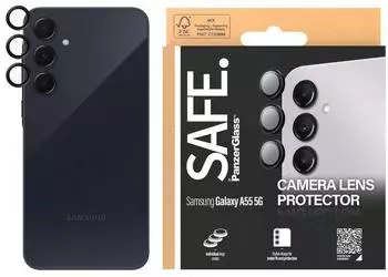 PanzerGlass SAFE. by PG Camera Protector Samsung A55 5G, Black