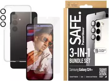 PanzerGlass SAFE. by 3-in-1 Samsung Galaxy S24 Plus