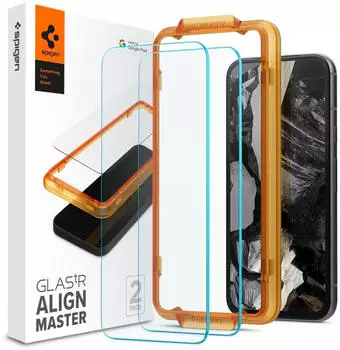 Spigen Glass tR AlignMaster 2 Pack (Google Pixel 8a)