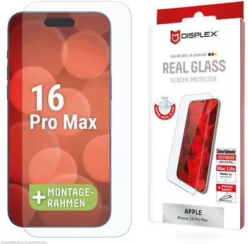 Displex Screen Protector Real Glass (Apple iPhone 16 Pro Max)