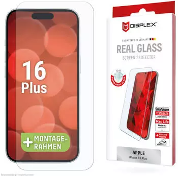 Displex Screen Protector Real Glass (Apple iPhone 16 Plus)