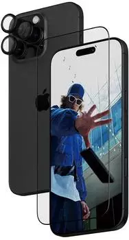 PanzerGlass Bundle Clear Glass + Case (1 St&uuml;ck, iPhone 16 Pro Max), Smartphone Schutzfolie, Transparent