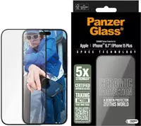 PanzerGlass 2855, PanzerGlass Ceramic Screen Protector iPhone 16 Plus/ 15 Plus