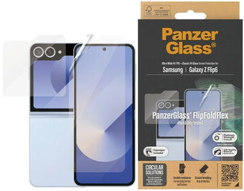PanzerGlass Tempered glass & film (1 Stück, Galaxy Z Flip6), Smartphone Schutzfolie, Transparent