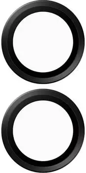 PanzerGlass Hoops Black Lens Protector iPhone 24 6.1"/ 6.7" (1 St&uuml;ck, iPhone 16), Smartphone Schutzfolie, Schwarz