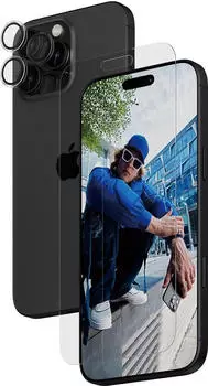 PanzerGlass Bundle Glass + PicturePerfect (1 St&uuml;ck, iPhone 16 Pro Max), Smartphone Schutzfolie, Transparent