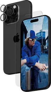 PanzerGlass Bundle Glass + PicturePerfect (1 St&uuml;ck, iPhone 16 Pro), Smartphone Schutzfolie, Transparent