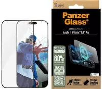 PanzerGlass Displayschutzglas "Gaming Screen Protection" f&uuml;r Apple iPhone 16 Pro