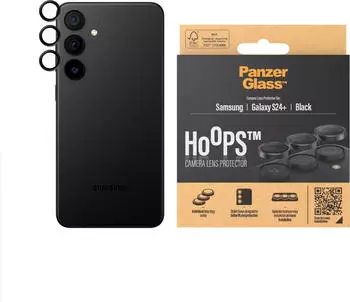 PanzerGlass Hoops Camera Lens Protector (1 St&uuml;ck, Galaxy S24+), Smartphone Schutzfolie, Transparent