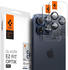 Spigen Glas für die Kamera Spigen Glas.tR Ez Fit Optik Pro 2-Pack für iPhone 15 Pro / 15 Pro Max / 14 Pro / 14 Pro Max, Schwarz-lau