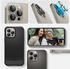 Spigen Glas für die Kamera Spigen Glas.tR Ez Fit Optik Pro 2-Pack für iPhone 16 Pro / 16 Pro Max / 15 Pro / 15 Pro Max / 14 Pro / 14 Pro Max, Schwarz-Beige