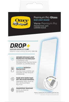 OtterBox Premium Pro Glass für Blue Light iPhone 16 Pro