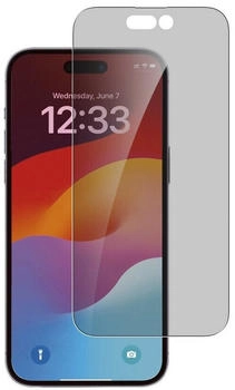 4smarts Second Glass Privacy mit Montagerahmen f&uuml;r Apple iPhone 15 Plus