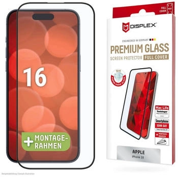 Displex Premium Glass Full Cover für Apple iPhone 16