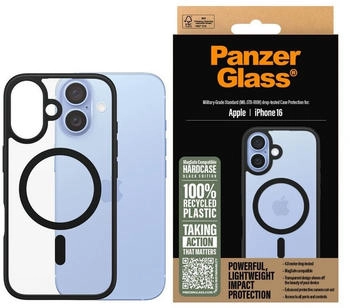PanzerGlass HardCase Black MagSAFE iPhone 16
