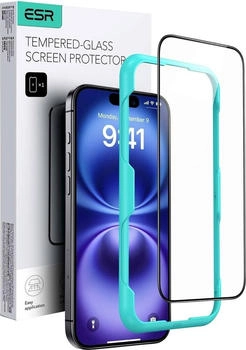 ESR Tempered-Glass für iPhone 16, iPhone 15 1 St. 1D73300201