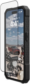 Urban Armor Gear Plus Tempered Glass f&uuml;r Handy-Modell: iPhone 15 Pro