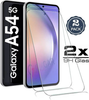 GUGAR 2X Samsung Galaxy A54 5G - Panzerglas Glasfolie Display Schutz Folie Glas Screen 9H Hart Echt Glas Displayschutzfolie 2 Stück