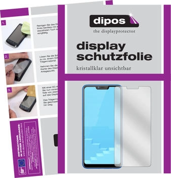 e-cultor Displayschutzfolie Crystalclear (4 Stück, Oppo Realme C1), Smartphone Schutzfolie