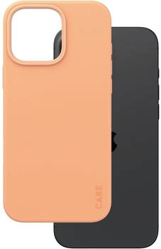 PanzerGlass Handyh&uuml;lle f&uuml;r iPhone 16 Pro Max, Care by Fearlessly Fashionable Case mit MagSafe, Pfirsch