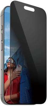 PanzerGlass Geh&auml;rtetes Glas f&uuml;r das gesamte Display f&uuml;r iPhone 16 Pro, Ultra-Wide Fit Privacy + EasyAligner, Get&ouml;nte mit schwarzer Rahmen