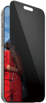 PanzerGlass Gehärtetes Glas für das gesamte Display für iPhone 16 Pro Max, Ultra-Wide Fit Privacy + EasyAligner, Getönte mit schwarzer Rahmen