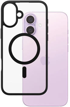 PanzerGlass Gepanzerte Handyh&uuml;lle f&uuml;r iPhone 16 Plus, HardCase MagSafe, Schwarz und Transparent