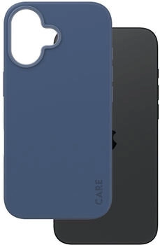 PanzerGlass Handyh&uuml;lle f&uuml;r iPhone 16, Care by Fearlessly Fashionable Case mit MagSafe, Dunkelblau