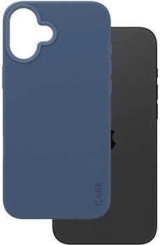 PanzerGlass Handyh&uuml;lle f&uuml;r iPhone 16 Plus, Care by Fearlessly Fashionable Case mit MagSafe, Dunkelblau