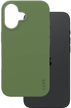 PanzerGlass Handyh&uuml;lle f&uuml;r iPhone 16, Care by Fearlessly Fashionable Case mit MagSafe, Gr&uuml;n